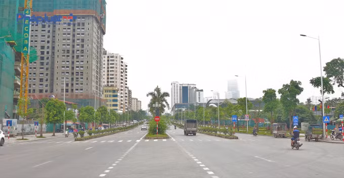Dự án có tổng chiều dài tuyến đường là 3,51km, mặt cắt ngang 50m gồm 8 làn xe, đi qua các khu đô thị Mỹ Đình 1 - 2, khu đô thị mới Xuân Phương Tasco… thuộc các phường Mỹ Đình, Phương Canh, Xuân Phương, quận Nam Từ Liêm
