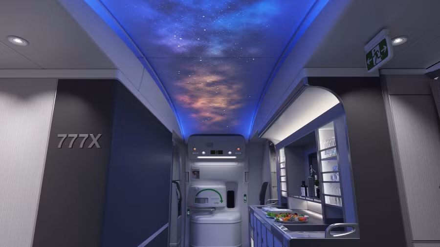 Theo dự kiến, Boeing 777X sẽ bắt đầu quá trình bay thử nghiệm trong năm nay, trước khi được giao cho các hãng hàng không vào 2020. Nguồn ảnh: CNN.