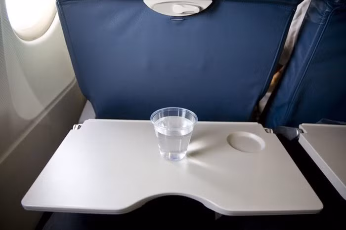 Theo kết quả nghiên cứu trêm trang Airline Hygiene, bàn ăn trên máy bay có tới 12.903 vi khuẩn. Đây cũng là nơi nhiều hành khách có thể ngả đầu trong những chuyến bay dài.
