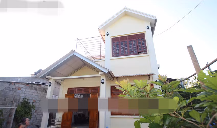 Biệt thự mini trên diện tích 100m2 thiết kế các chi tiết duyên dáng có tổng chi phí 500 triệu đồng. Ảnh: Moivaonhatoi.