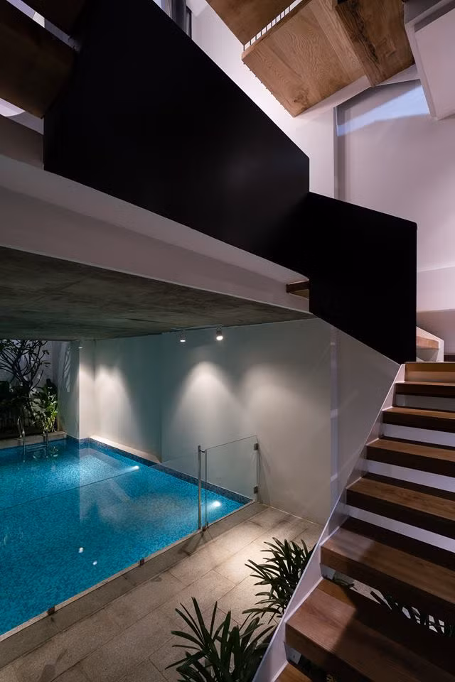 Đây là nơi cả gia đình thư giãn giống như nghỉ dưỡng ở resort xa xỉ. Nguồn ảnh: Archdaily.