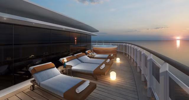 Tuy nhiên, để được nghỉ trên siêu du thuyền này, khách phải bỏ ít nhất 11.000 USD (gần 300 triệu đồng) mỗi đêm. Nguồn ảnh: Regent Seven Cruise. Video: Siêu du thuyền 300 triệu USD của tỷ phú Nga. Nguồn: VTC1.
