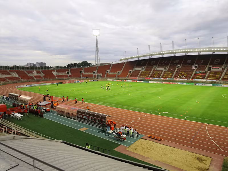 Sân Thammasat (ở tỉnh Pathum Thani, Thái Lan) là nơi diễn ra trận đấu trong khuôn khổ vòng bảng của vòng loại World Cup 2022 giữa đội tuyển Việt Nam và Thái Lan tối nay 5/9. Ảnh: Wiki.