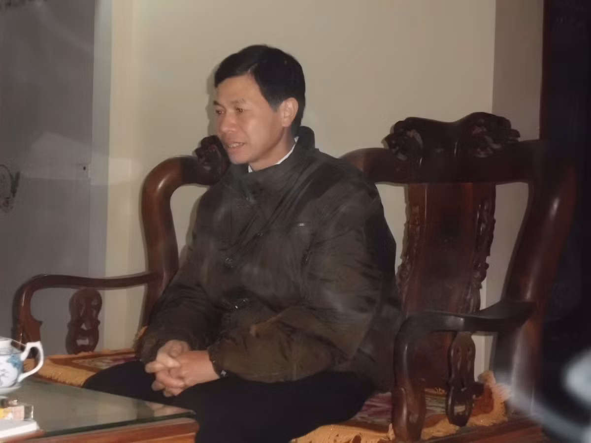 Trưởng thôn Quảng Xuyên, ông Bùi Văn Khải.