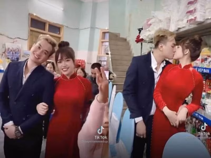 Trước lễ ăn hỏi, cặp đôi bí mật hẹn hò. Bởi vậy, thông tin Anh Tuấn tổ chức lễ ăn hỏi khiến nhiều người bất ngờ. Ảnh: Yan