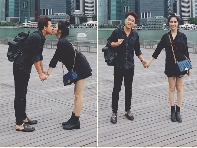 Hòa Minzy chiều chuộng Minh Hải hết mức. Không ít lần, cô tặng cho nửa kia món quà giá trị.