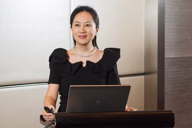 Giam doc tai chinh Huawei Manh Van Chau bi bat tai Canada