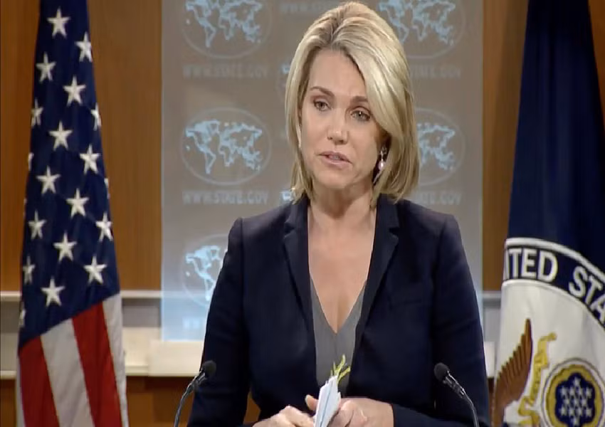 Bà Heather Nauert sinh ngày 27/1/1970 tại Rockford, bang Illinois. Nữ phát ngôn viên Bộ Ngoại giao Mỹ từng theo học tại trường Pine Manor ở Chestnut Hill, bang Massachusetts, sau đó là Đại học bang Arizona. Ảnh: therwandan.com.