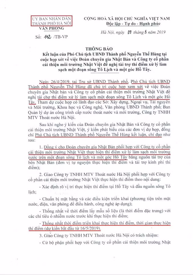 Vi sao JEBO phan bac phat bieu Chu tich Ha Noi ve “lam sach song To Lich ma chua xin phep”?-Hinh-2