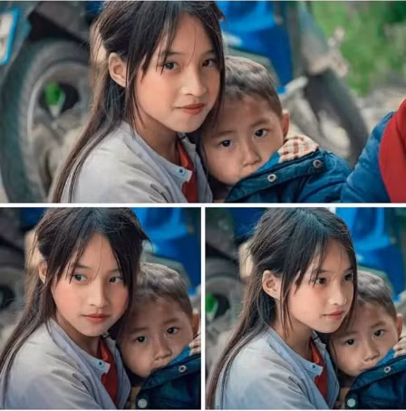 Cô bé đến từ Hà Giang cũng từng khiến cư dân mạng trầm trồ vì sở hữu nét đẹp sắc sảo.