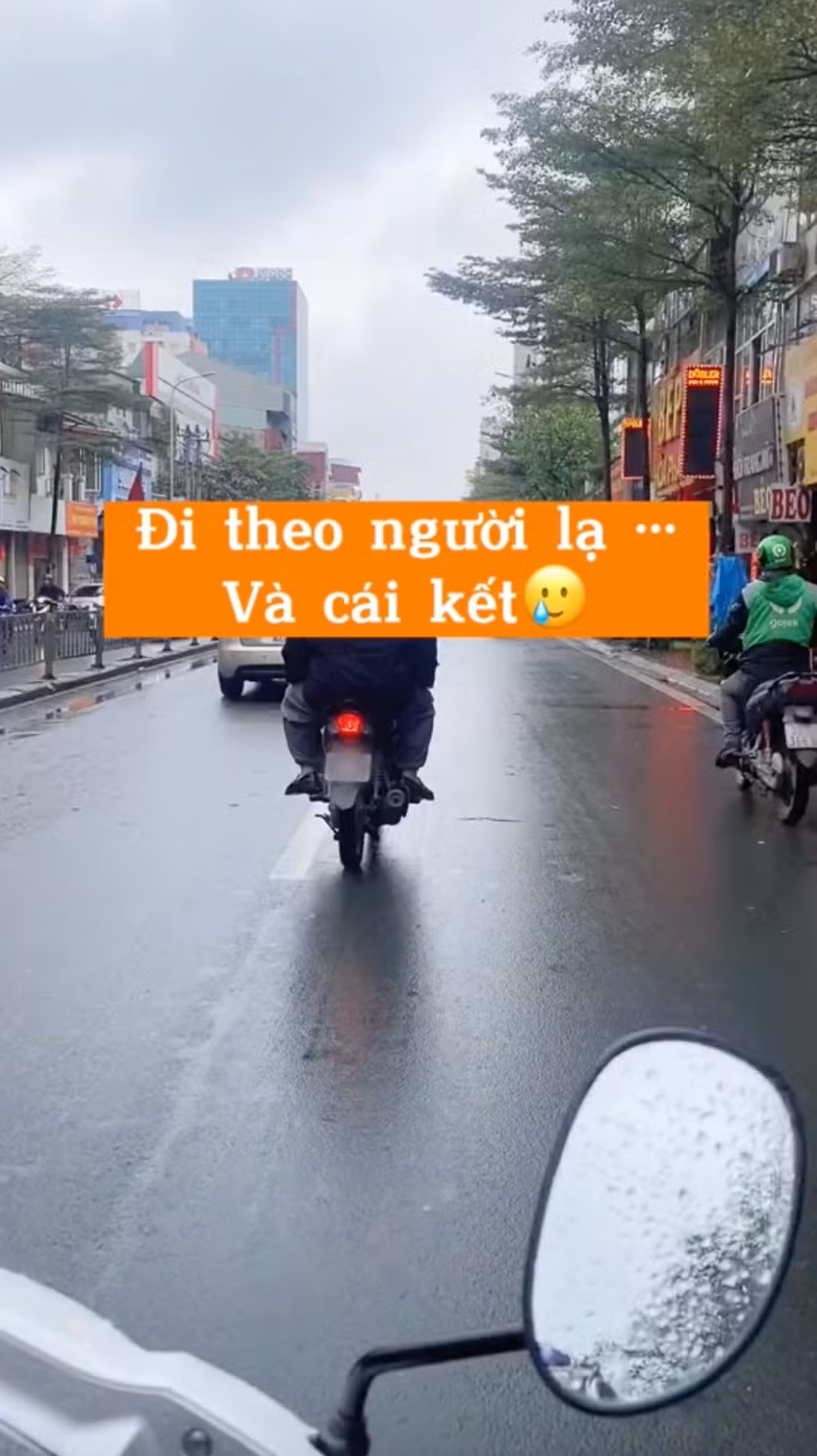 Mới đây trên MXH TikTok xuất hiện loạt clip trào lưu "Đi theo người lạ và cái kết" gây chú ý.