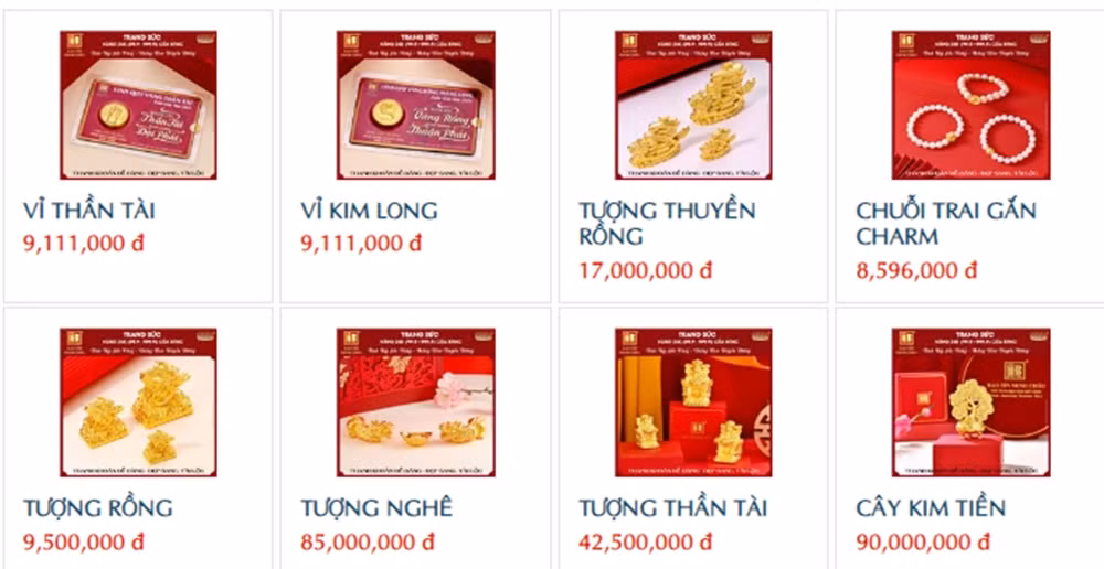 Ma trận sản phẩm… “đại gia vàng” nào đắt khách? Ma tran san pham… “dai gia vang” nao dat khach?