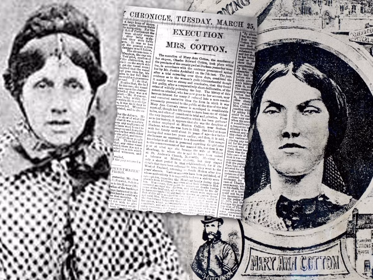 Thủ đoạn gây án của Mary Ann Cotton là đầu độc các nạn nhân bằng thạch tín.