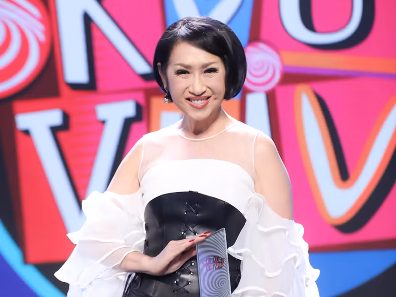 Trong chương trình Ký ức vui vẻ năm 2022, Ý Lan cho hay, nhờ vào tình yêu âm nhạc, sự động viên của khán giả, sự chăm sóc của gia đình và nỗ lực không ngừng của bản thân, cô vượt qua bệnh tật. Ảnh: Dân Việt.