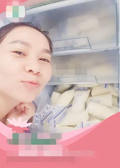 Năm 2018, Thu Minh bị một nhãn hàng cắt ghép ảnh để quảng cáo sản phẩm thuốc lợi sữa. Khi phát hiện sự việc, cô bật khóc vì quá tức giận. Ảnh: Người Lao Động