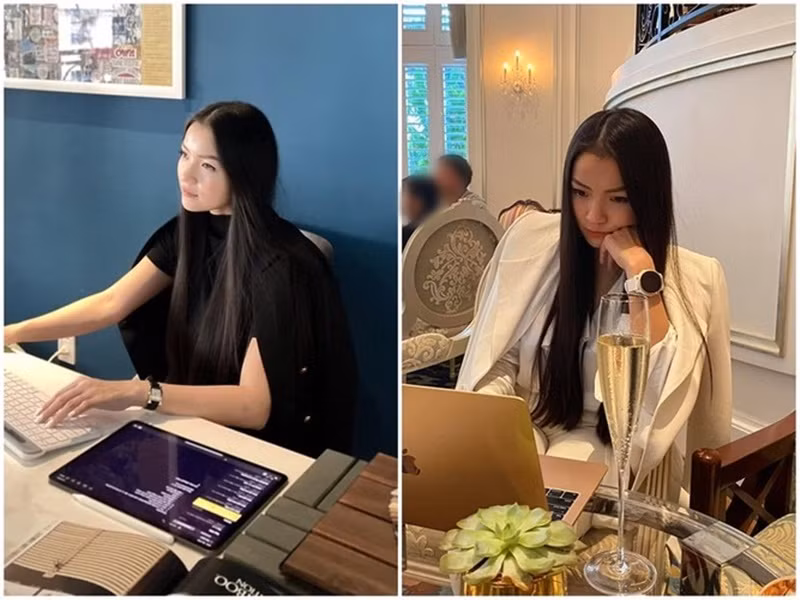 Vài năm trở lại đây, Thủy Top ở ẩn. Rời showbiz, bạn thân một thời của Hoàng Thùy Linh tập trung cho công việc kinh doanh với công ty giải trí riêng. Ảnh: FBNV.