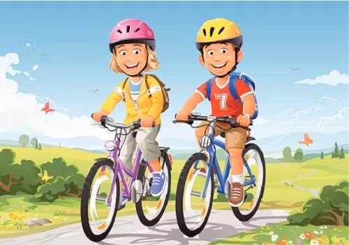 8. Đạp xe: Đi xe đạp là một trong những bài tập giúp cải thiện hệ thống tim mạch và tăng cường sức mạnh của đôi chân, dẻo dai và linh hoạt hơn. Hơn nữa, đạp xe là môn thể thao phù hợp nhất dành cho trẻ nhỏ. Ảnh: Gettyimages.