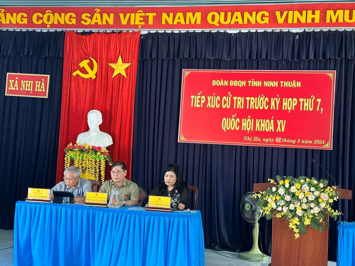 Chu tich VUSTA Phan Xuan Dung tiep xuc cu tri truoc ky hop thu 7, Quoc hoi khoa XV