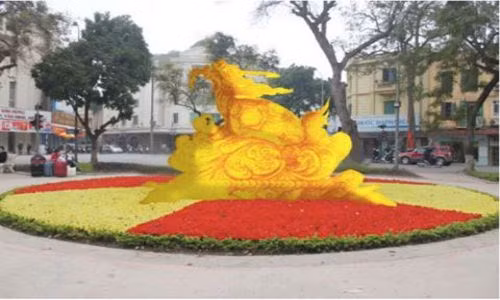 Một sự kiện nóng dư luận tuần qua đó là đề xuất dựng tượng rùa vàng ở hồ Gươm. Theo đề án của nhóm ý tưởng, bức tượng sẽ đúc bằng đồng nguyên chất và vàng đặt tại bờ Hồ Hoàn Kiếm Hà Nội, nặng từ 6-10 tấn đồng. Thông tin này nhanh chóng gây ra nhiều ý kiến trái chiều trong dư luận. Ảnh: Vietnamnet.