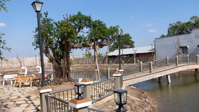 Bên trong biệt thự xây trái phép của ông Đặng Văn Ngọ. Ảnh: Zing.