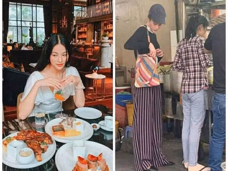 Hoa hậu Phương Khánh khiến nhiều người bất ngờ vì hình ảnh giản dị và có phần xuề xòa.