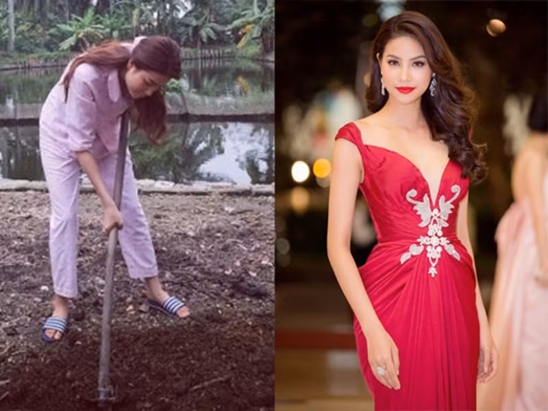 Nàng hoa hậu gốc Hải Phòng sang chảnh tại sự kiện bao nhiêu thì về nhà lại giản dị bấy nhiêu.