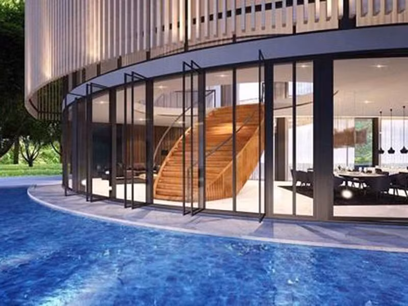 Riêng giá nhà thô đã là 25 tỷ đồng mỗi căn, tính cả hoàn thiện và bố trí nội thất, mỗi biệt thự sẽ có giá khoảng 40 tỷ đồng.