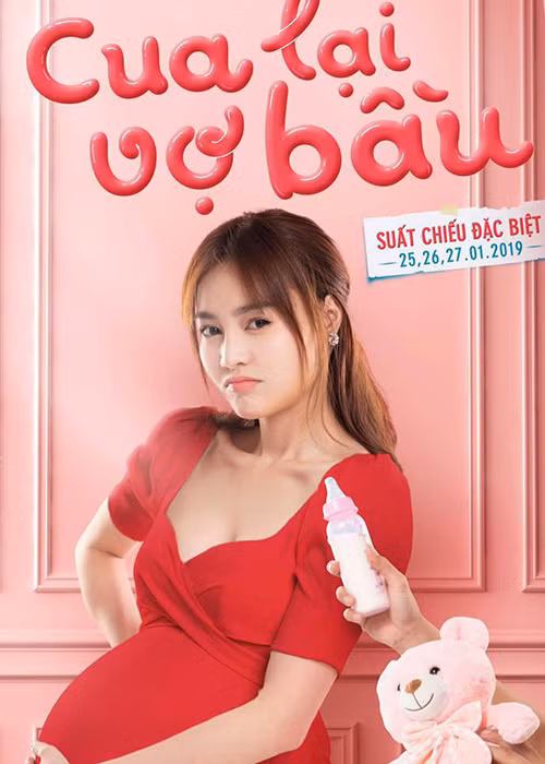 Cũng trong năm 2019, nữ diễn viên sinh năm 1990 đóng chính trong bộ phim trăm tỷ "Cua lại vợ bầu".