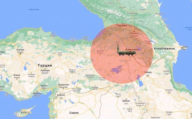 Yerevan đã đe dọa sử dụng tên lửa "siêu thanh" Iskander-E để ngăn chặn các cuộc tấn công từ tiêm kích F-16 của Thổ Nhĩ Kỳ, do vậy Ankara đang "chơi với lửa" bằng cách can thiệp vào cuộc xung đột Armenia - Azerbaijan ở Nagorno-Karabakh.