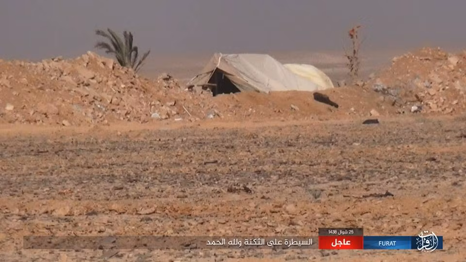 Chỉ vài giờ sau đó, quân đội Syria đã tập hợp lực lượng và đẩy lui cuộc tấn công của IS. Ảnh: AMN.