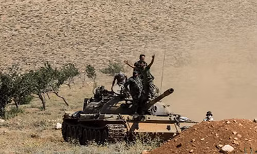 “Nhóm khủng bố Mặt trận al-Nusra sắp sụp đổ hoàn toàn ở Arsal”, nguồn tin nói thêm. Ảnh: FNA.