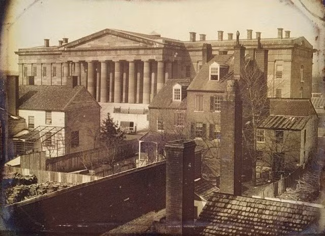 Tòa nhà Old Patent Office ở thủ đô Washington, Mỹ, năm 1846. Ảnh: VT.