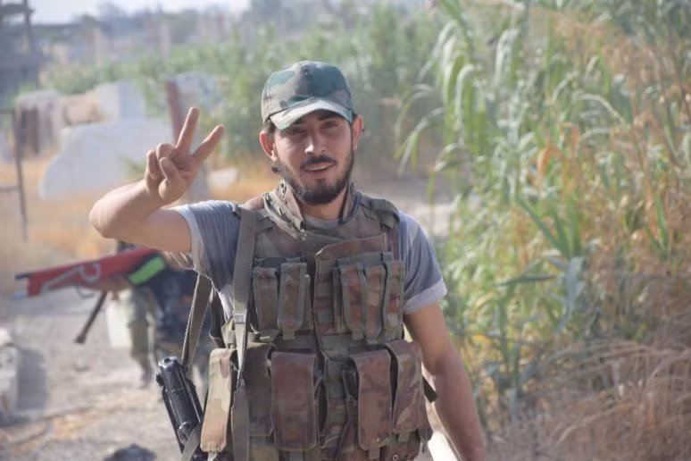 Tinh thần lạc quan của binh sĩ chính phủ Syria. Ảnh: AMN.
