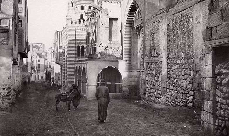 Góc phố khá vắng vẻ ở Cairo năm 1865. (Nguồn: VT)