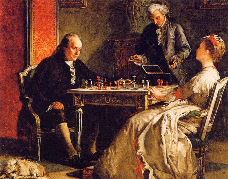 Benjamin Franklin thông thạo 5 thứ tiếng: Pháp, Latin, tiếng Italy, Tây Ban Nha, Anh.