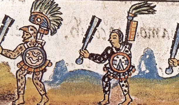Chiến tranh là một phần quan trọng trong cuộc sống của người Aztec. Vì vậy, trẻ em trai đều được huấn luyện để có thể ra chiến trường giết địch.
