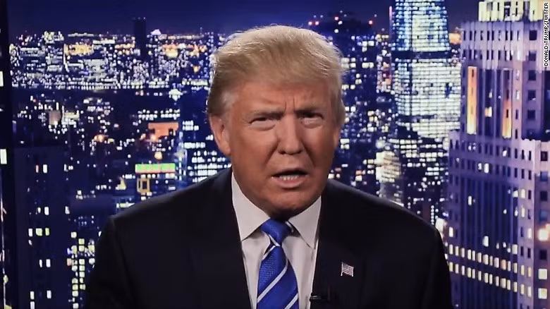 "Không có đam mê, bạn không có năng lượng; không có năng lượng, bạn không có cái gì. Không có gì tuyệt vời trên thế giới được làm xong mà không có đam mê trong đó", ông Trump phát biểu. Ảnh: CNN.