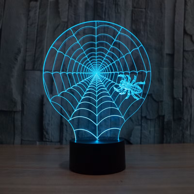 Đèn trang trí Halloween hình mạng nhện. Ảnh: Aliexpress.