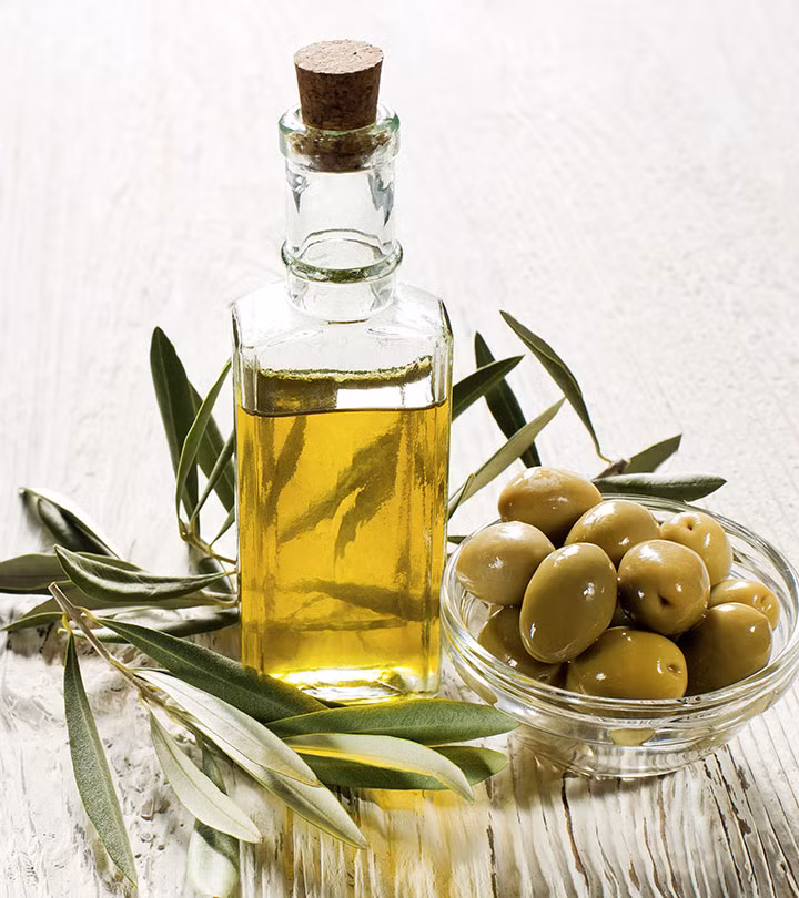 Dầu olive có đặc tính kháng viêm và chống oxy hóa, giúp ngăn ngừa hình thành sẹo và cấp ẩm cho da. Ảnh: alicdn.