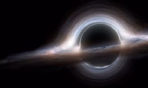 Lỗ đen khổng lồ có thể hút sạch một Mặt Trời trong 2 ngày. Ảnh minh họa: NASA