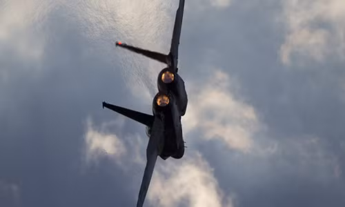 Một máy bay chiến đấu F-15 của Israel. Ảnh: AP.