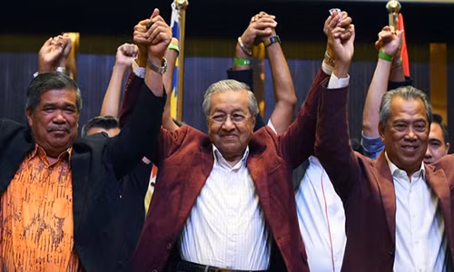 Ông Mahathir Mohamad giành chiến thắng trong cuộc tổng tuyển cử Malaysia. Ảnh: Getty.