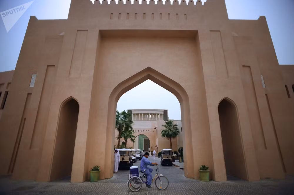 Còn đây là làng Văn hóa Katara ở thủ đô Qatar.