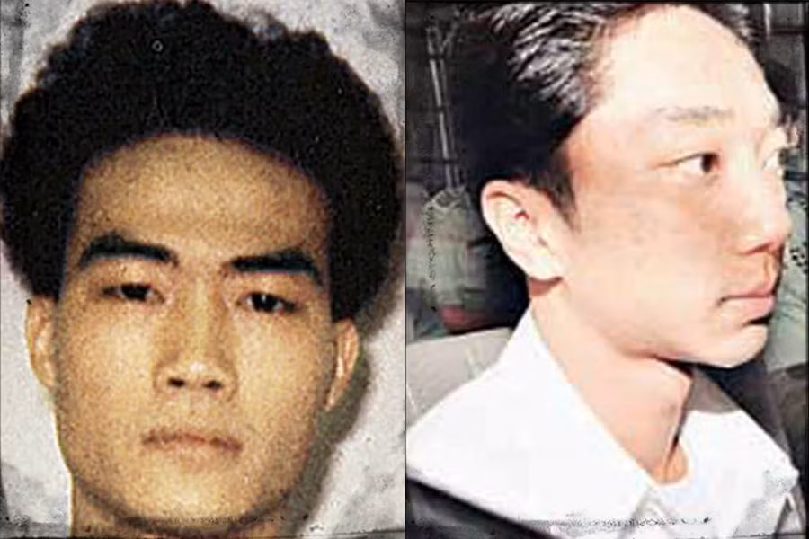 Hung thủ Chan Man-lok (trái) và một tay sai của y. Ảnh: ATI.