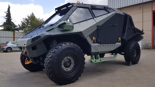 Xe bọc thép chở quân Mantis của Israel. Ảnh: Defence Blog.