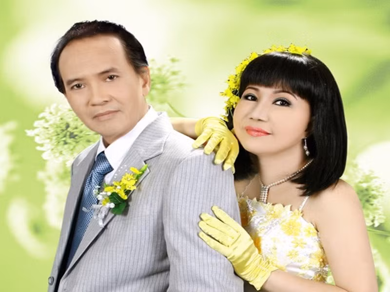 Vợ chồng Thanh Kim Huệ gặp nhau khi nữ nghệ sĩ mới 13 tuổi còn Thanh Điền ngoài 20. Ảnh: Người đưa tin