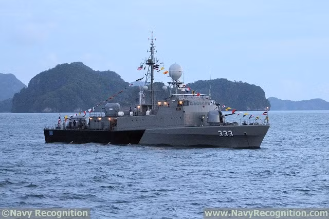 Tàu tấn công nhanh HTMS Phuket của Hải quân Thái Lan. Nguồn ảnh: Navy Recognition
