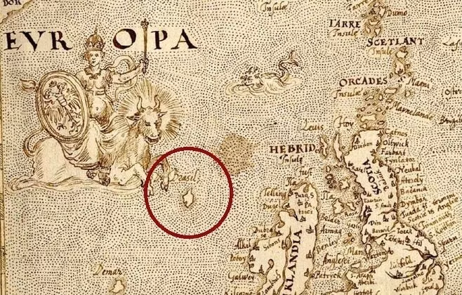 Năm 1497, nhà ngoại giao Tây Ban Nha Pedro de Ayala báo cáo với nhà vua rằng từng có người tìm thấy hòn đảo Hy-Brasil. Tuy nhiên, không có bất cứ thông tin chi tiết chính thức nào về Hy-Brasil được ghi chép lại.
