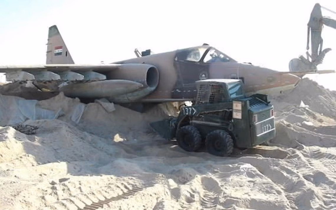 Có thể Saddam biết, với sức mạnh quân sự của Iraq, thì không thể đánh bại được quân đội Mỹ; và rất có thể, chiến lược của Saddam là chôn giấu số máy bay này, sau khi kéo được Quân đội Mỹ vào thế "sa lầy", sẽ đưa số máy bay chiến đấu trên ra sử dụng.