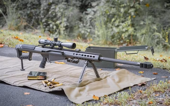 Đứng đầu danh sách top 10 là mẫu súng bắn tỉa hạng nặng M82 Barrett của Mỹ; đây là mẫu súng bắn tỉa hoạt động theo nguyên lý bán tự động, có sức xuyên phá lớn. M82 Barrett được phát triển bắt đầu vào đầu những năm 1980, đưa vào biên chế năm 1982, nên có ký hiệu là M-82. Hiện nay M82 Barrett đang có mặt trong biên chế của 60 lực lượng vũ trang, trên toàn thế giới.